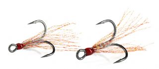 Molix Feathered Treble Hook Twin Pack - 